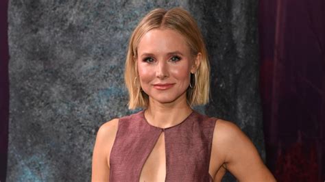 kristen bell nipples|Kristen Bell looks phenomenal in plunging see